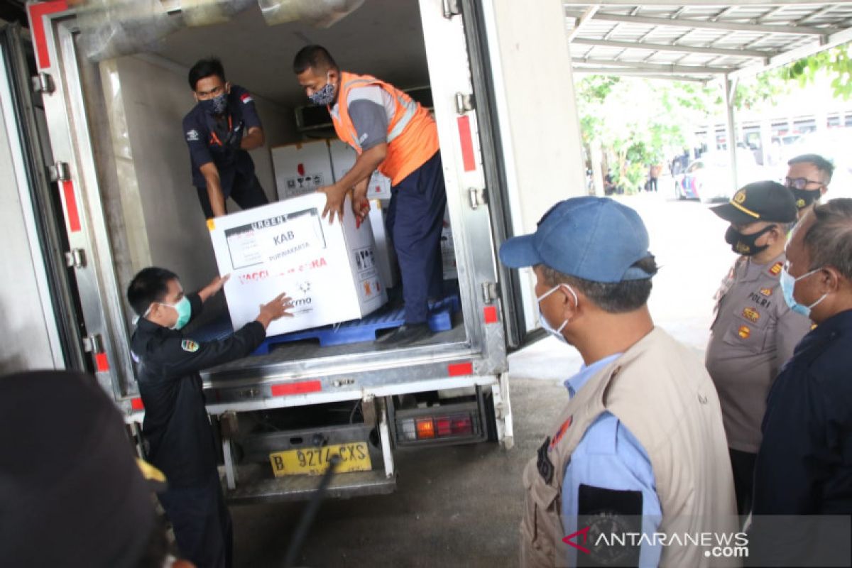 Kabupaten Purwakarta terima tiga jenis vaksin COVID-19 dari Kemenkes