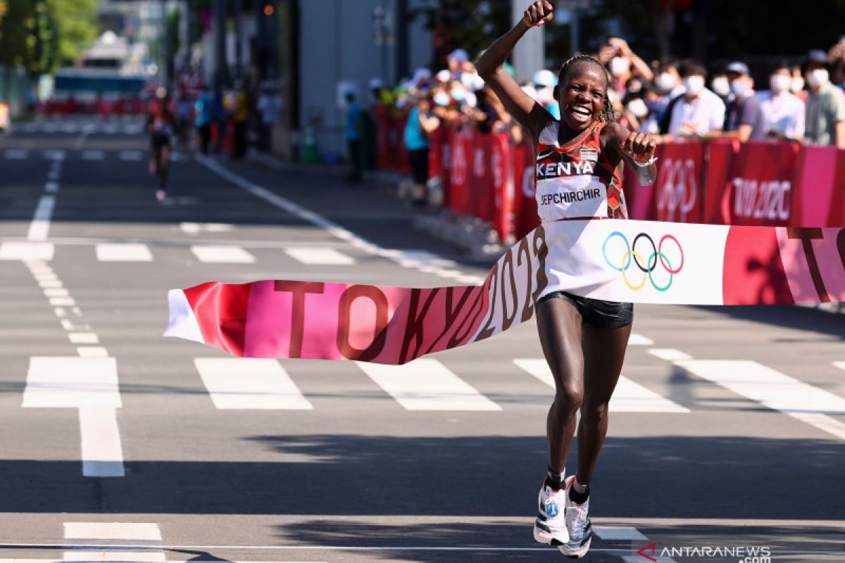 Olimpiade Tokyo: Jepchirchir sumbang emas maraton putri untuk Kenya