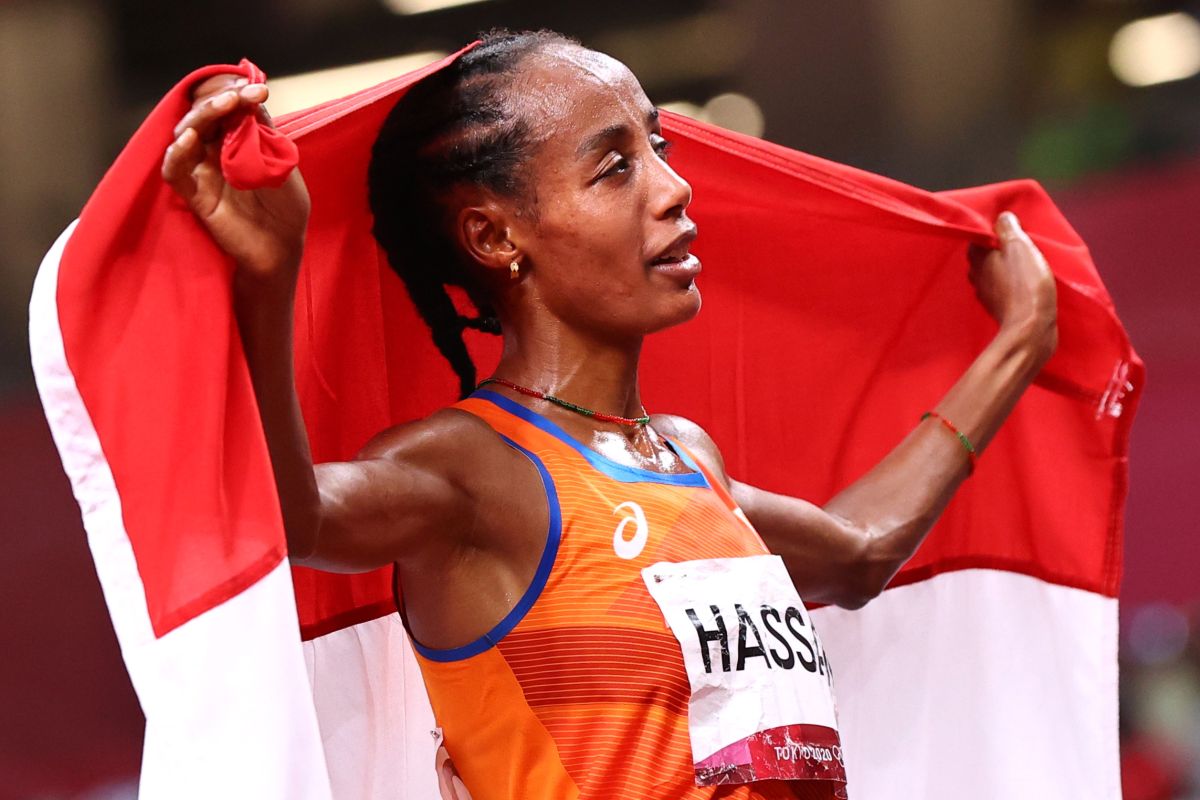 Sifan Hassan asal Belanda raih emas 10.000m putri olimpiade