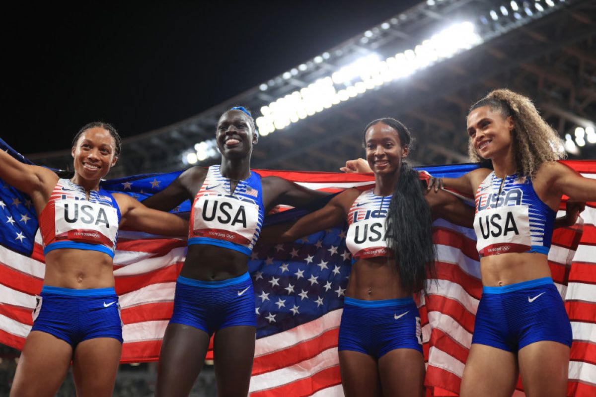 Olimpiade Tokyo: AS rebut emas atletik 4x400 meter putri