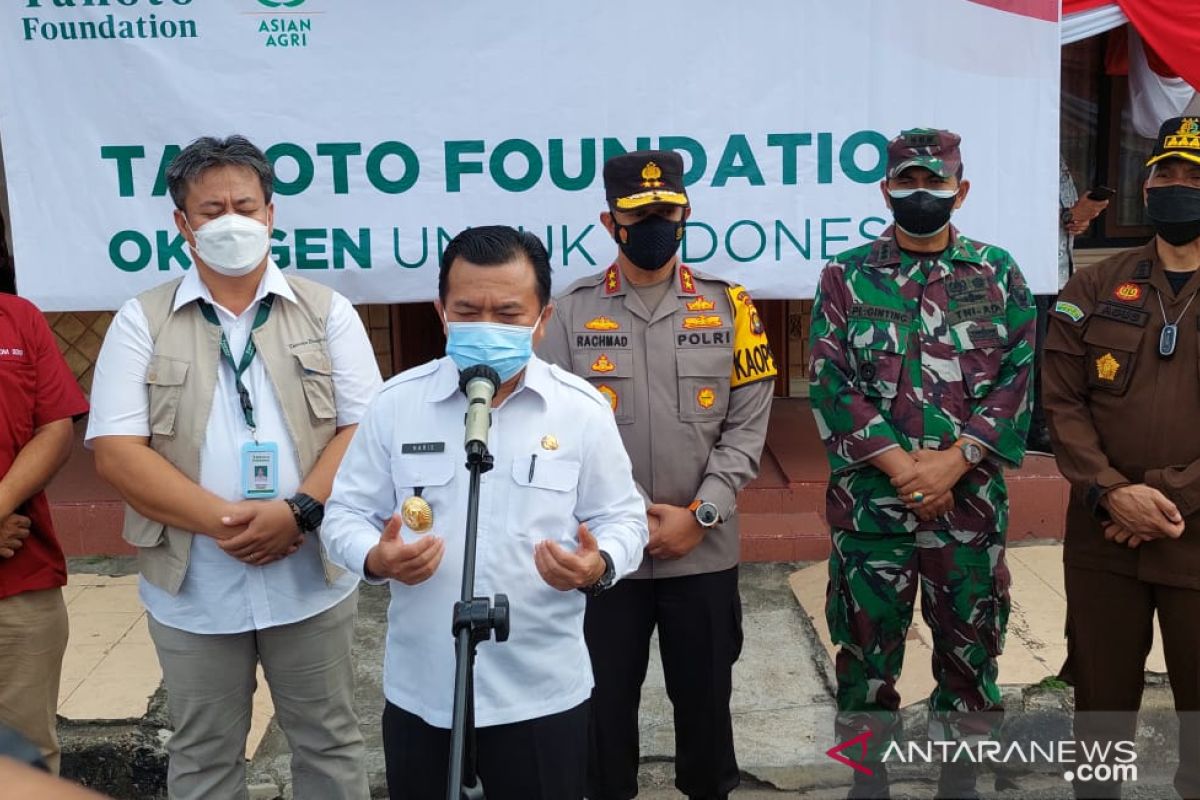 Tanoto Fondation bantu oksigen cair untuk Provinsi Jambi