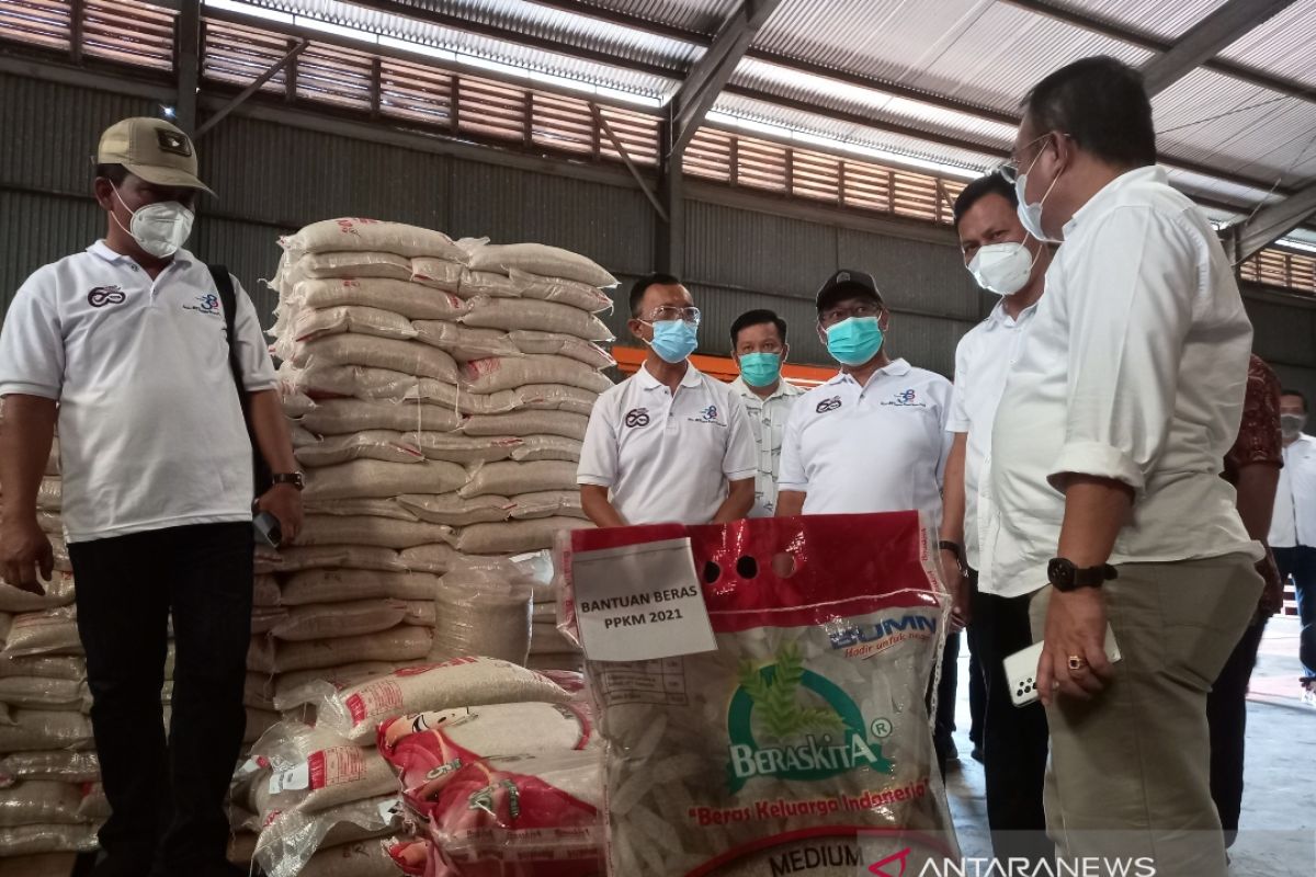 Penyaluran beras PPKM dari Bulog Sulutgo capai 100 persen