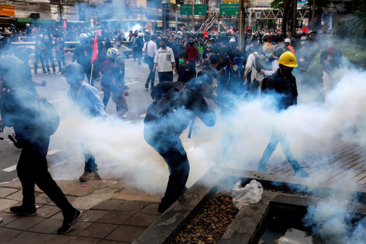 Pemimpin gerakan protes Thailand ditahan jelang demonstrasi