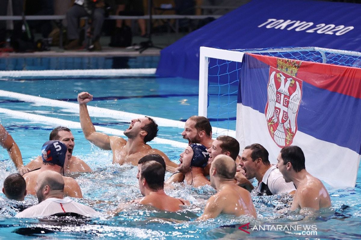 Polo air putra Serbia sabet emas terakhir Olimpiade Tokyo