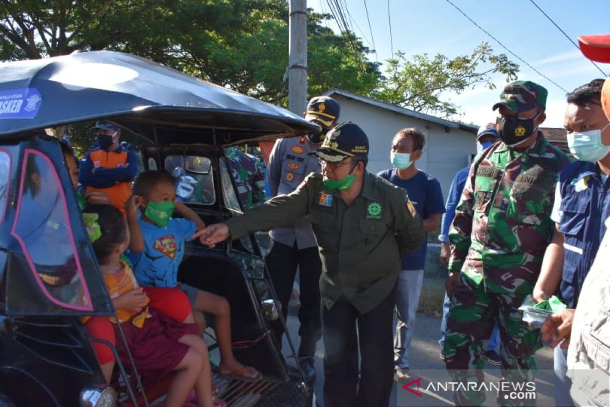 Bupati Gorontalo Utara ajak warga patuh pakai masker