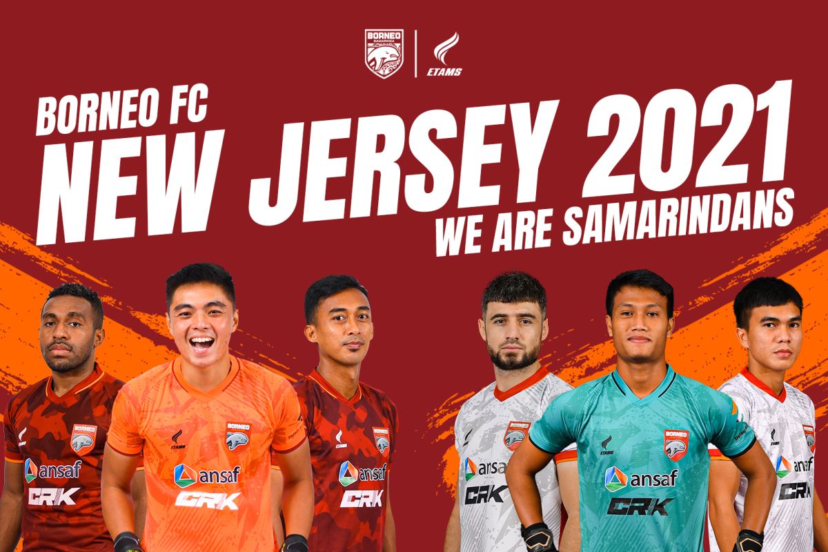 Borneo FC luncurkan seragam tanding arungi Liga 1 2021