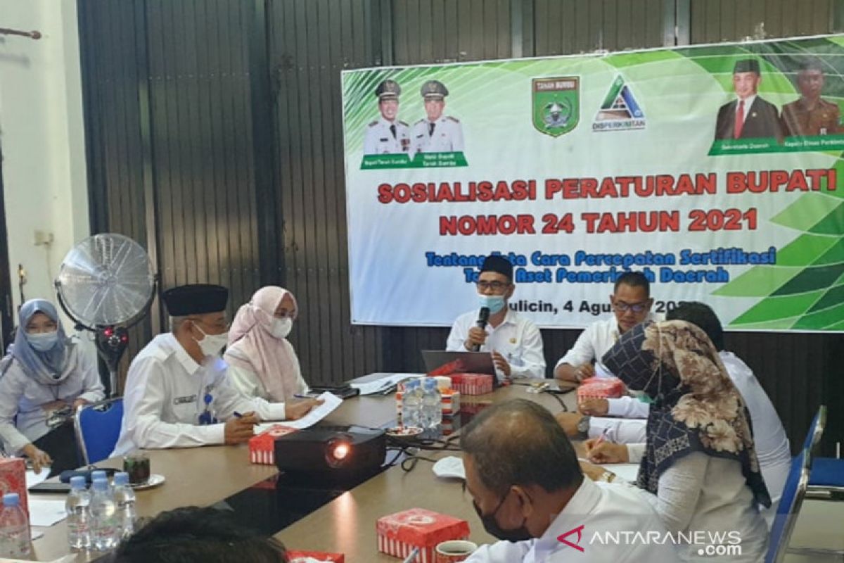 Disperkimtan Tanah Bumbu sosialisasikan Perbup Nomor 24 Tahun 2021