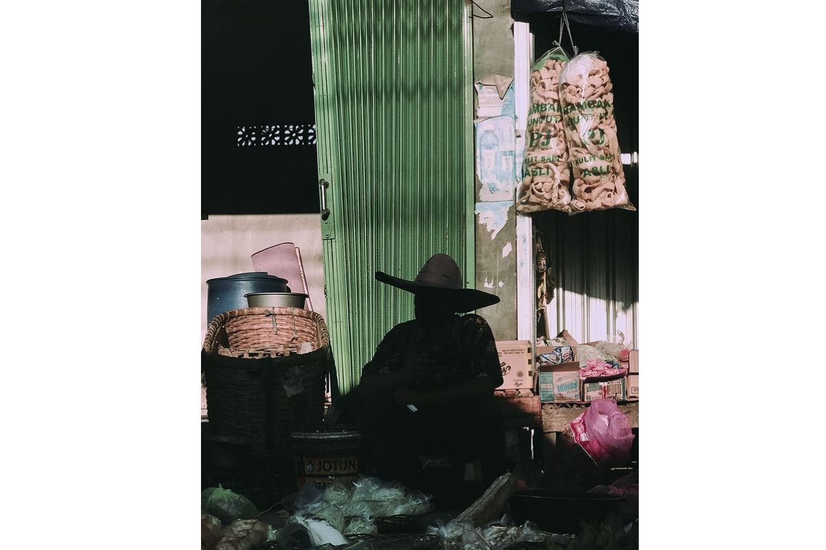 Kisah di balik foto pedagang Semarang di akun Instagram Apple
