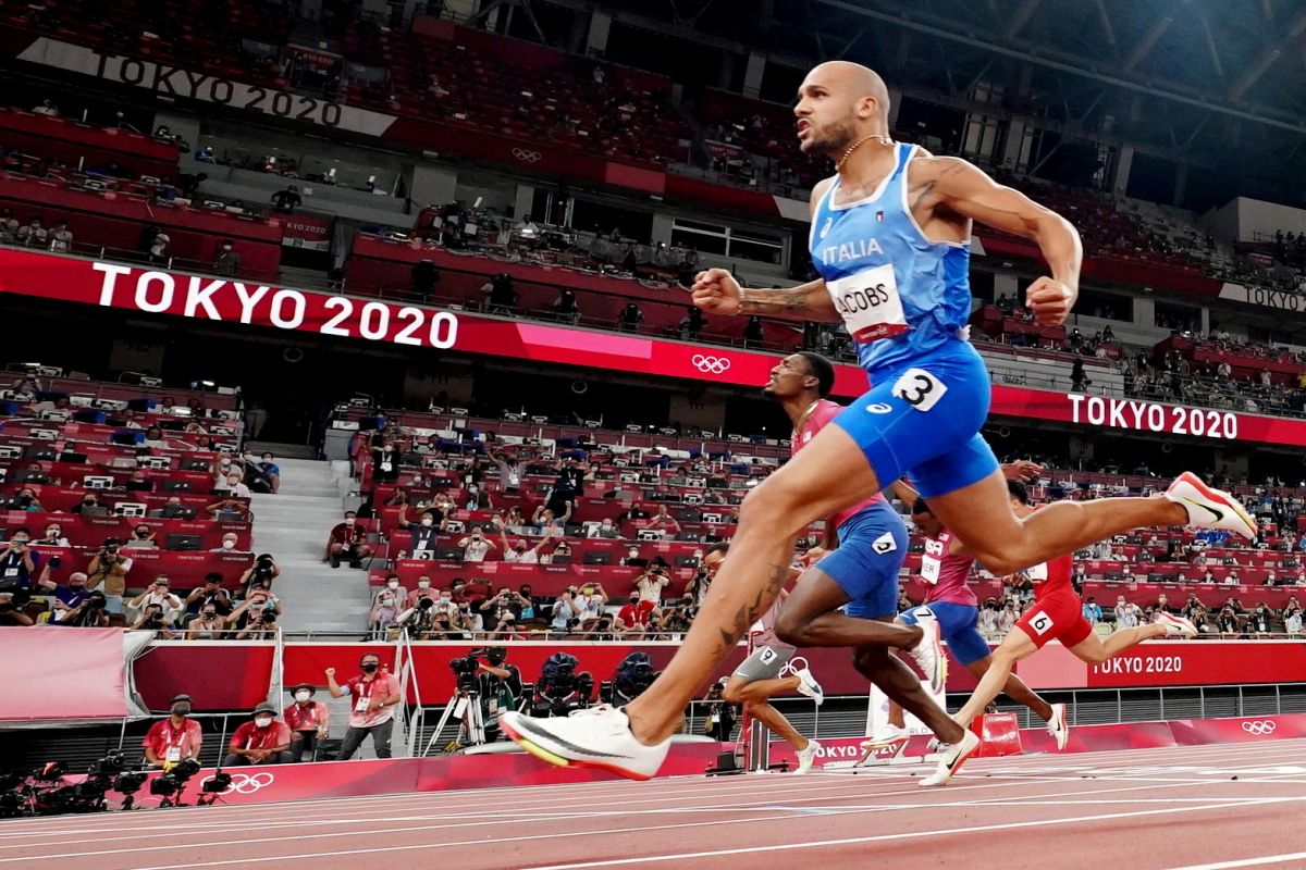 Peraih dua medali emas Olimpiade Marcell Jacobs bantah gunakan doping