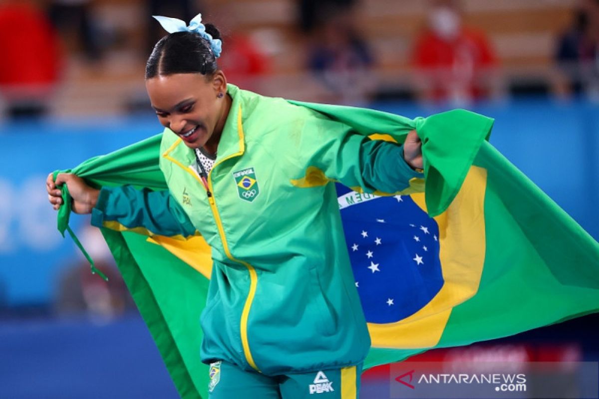 Lima tahun seusai Rio, Brazil capai posisi tertinggi Olimpiade di Tokyo