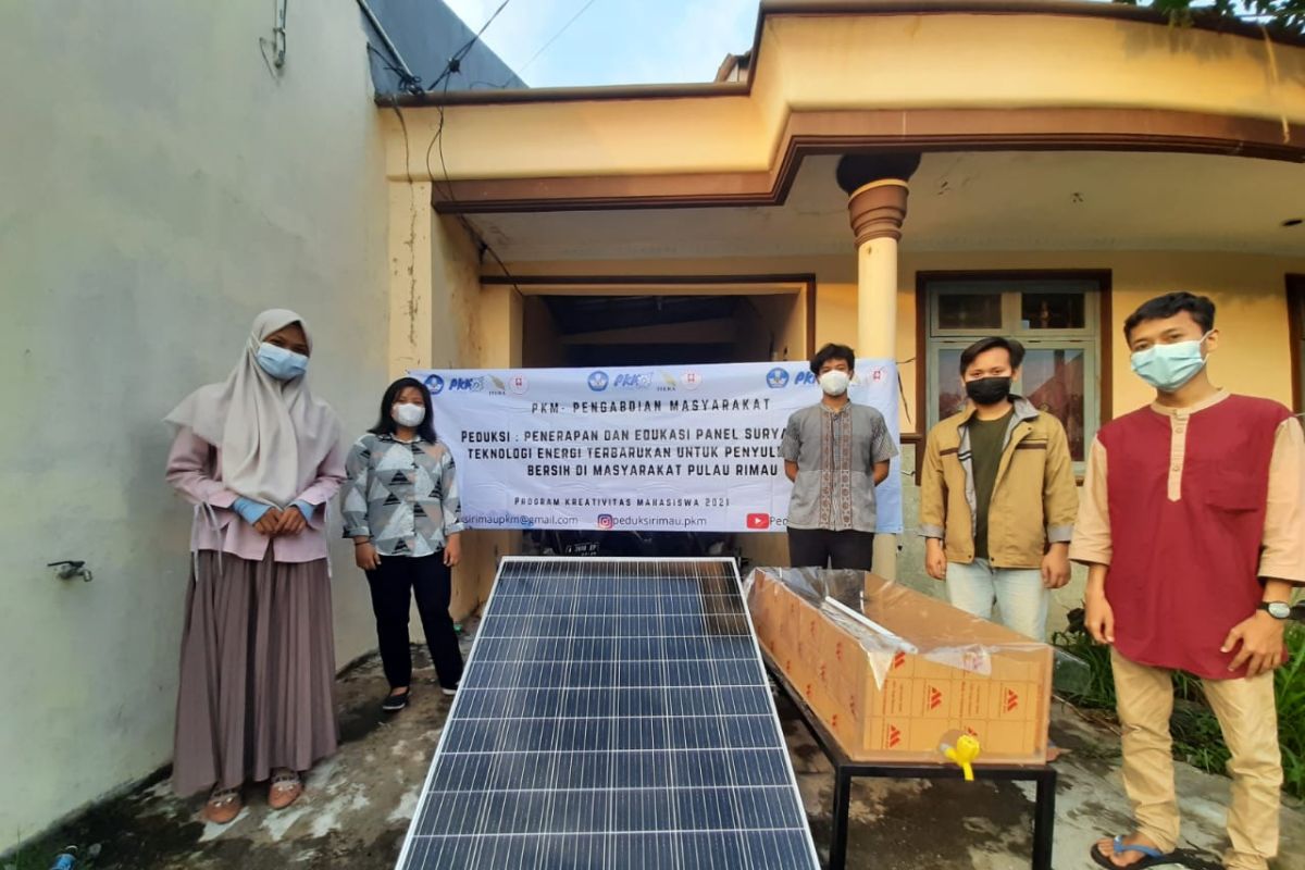 Mahasiswa Itera buat teknologi penyuling air laut tenaga surya