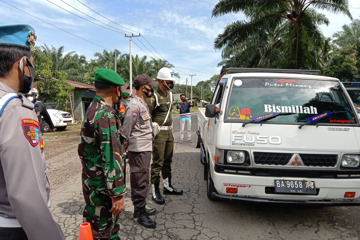 Polisi lanjutkan penyekatan di perbatasan Bengkulu-Sumbar