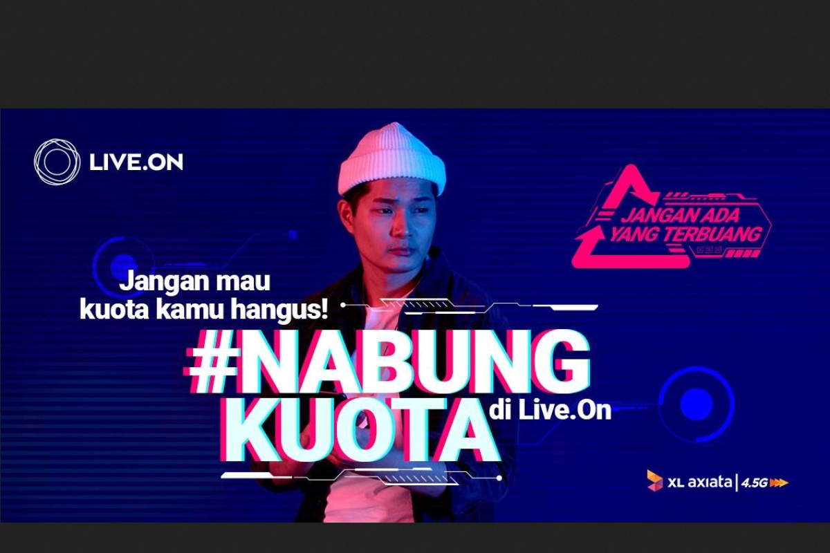 Live.On kenalkan fitur #NabungKuota bisa disimpan hingga 1.000GB