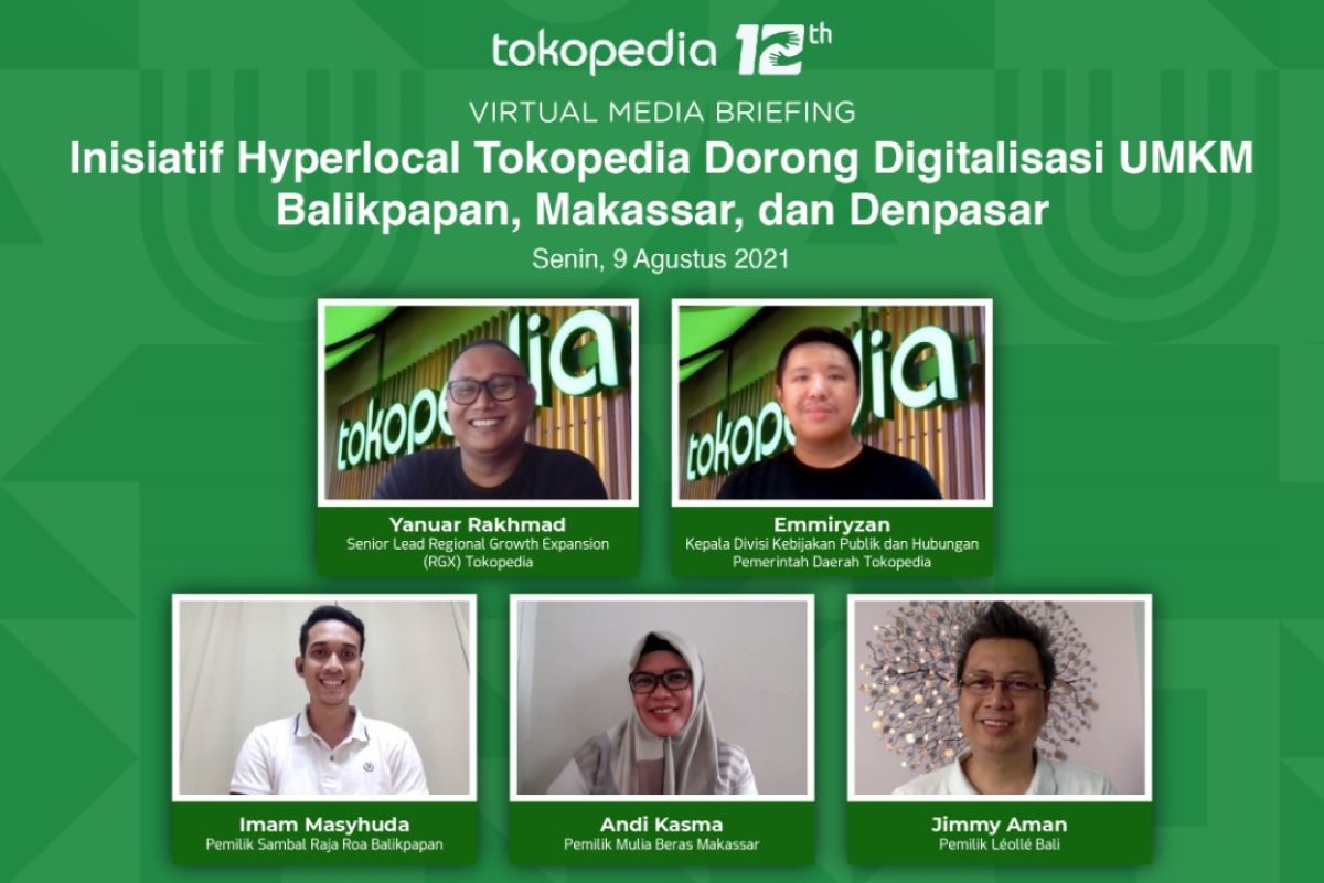 Tokopedia gencarkan inisiatif Hyperlocal termasuk ke Indonesia Tengah