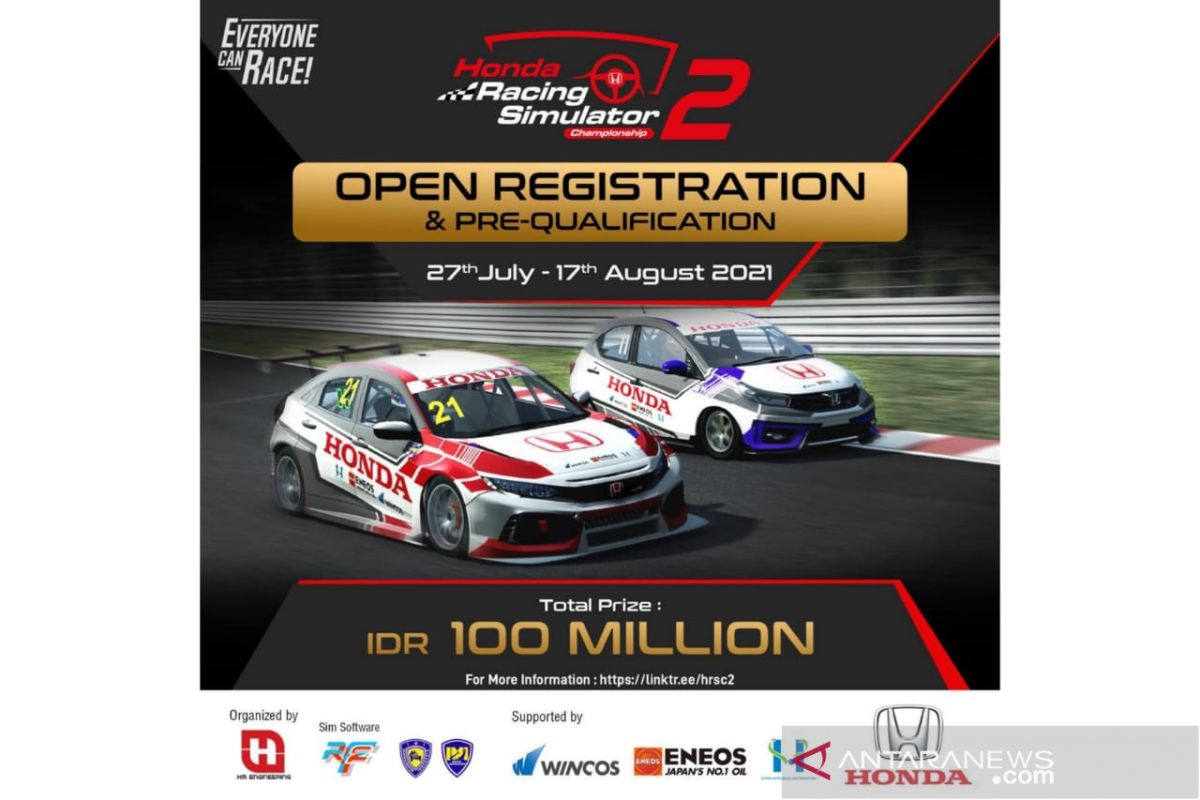 Brio RS Urbanite bakal hadir di Honda Racing Simulator Championship 2