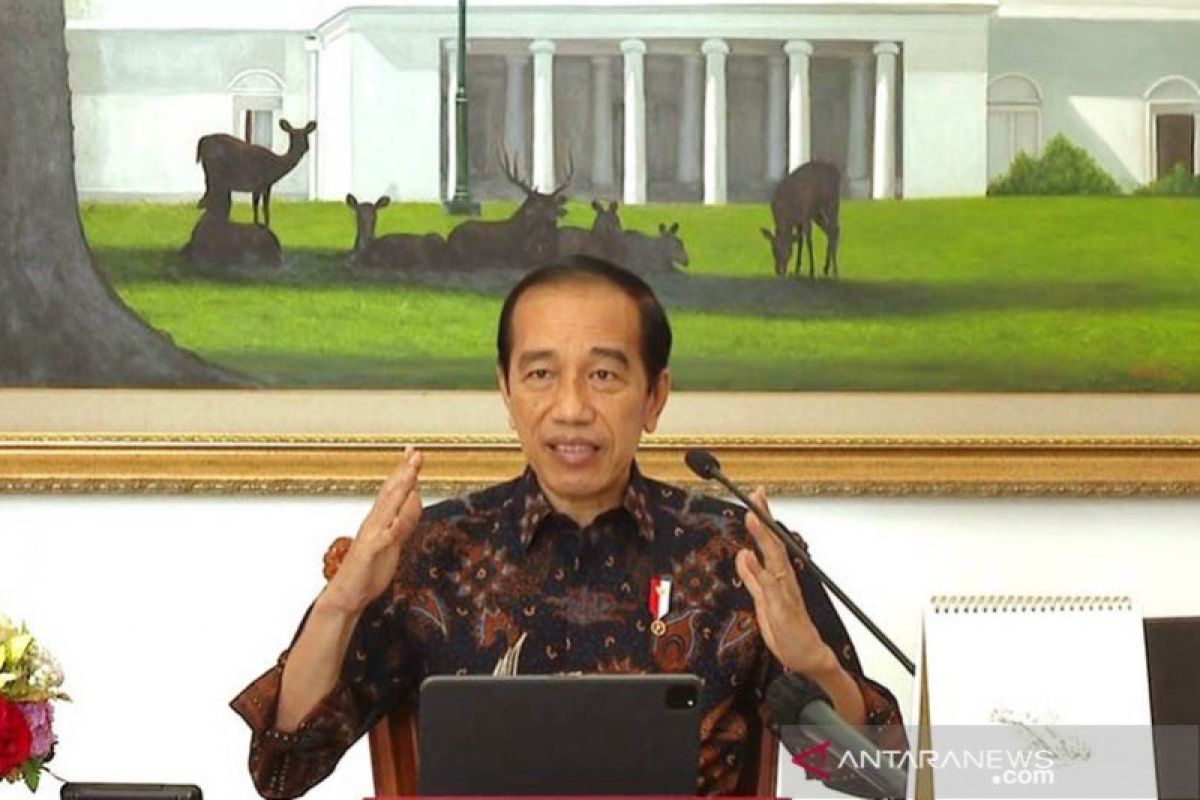 Presiden apresiasi Pameran Foto Bulan Kemerdekaan HUT Ke-76 RI