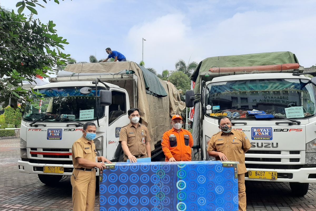 Pemkot Jaksel sebar bantuan fasilitas isolasi mandiri dari BPBD DKI