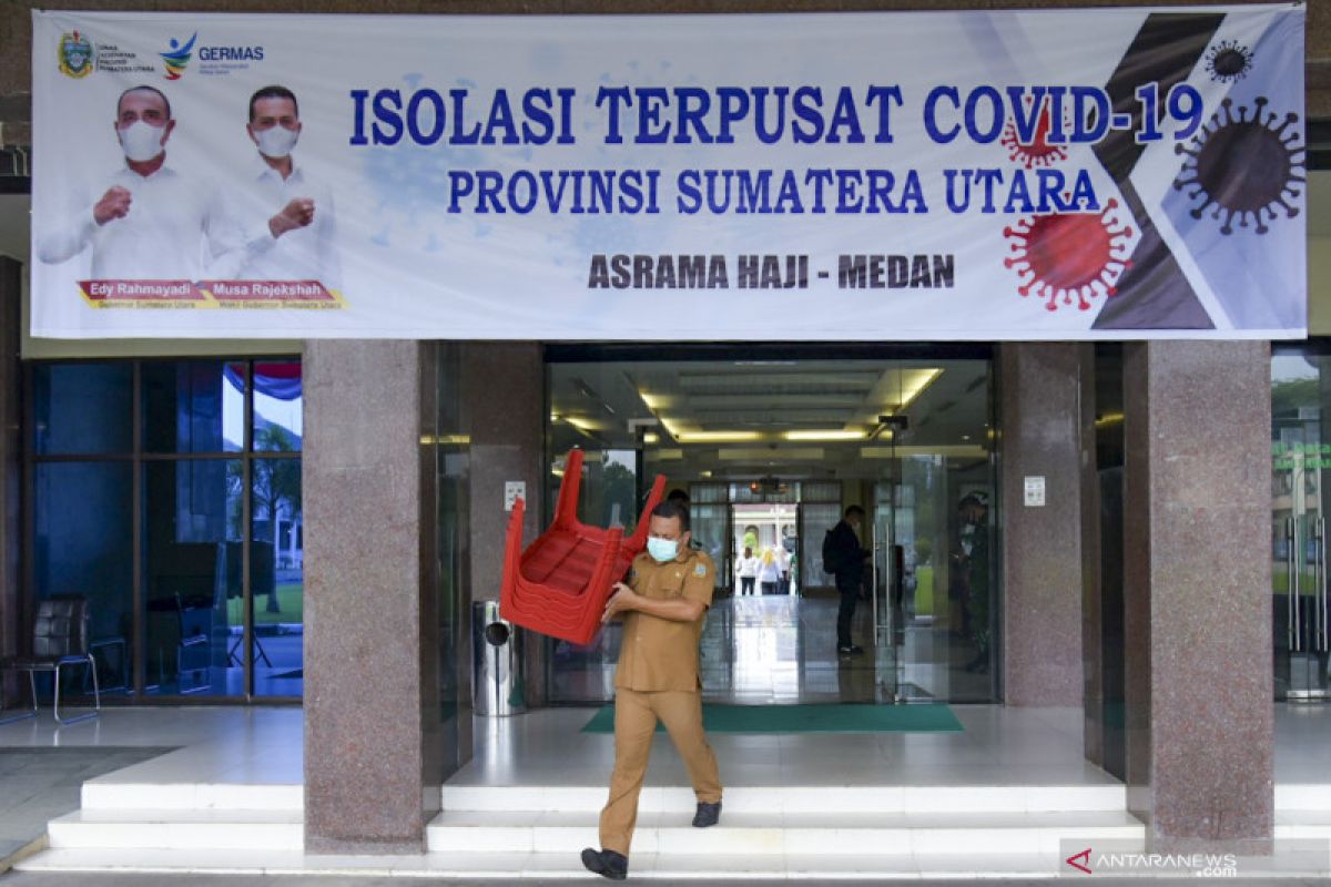 Asrama Haji Medan kembali difungsikan sebagai tempat isolasi terpusat pasien COVID-19