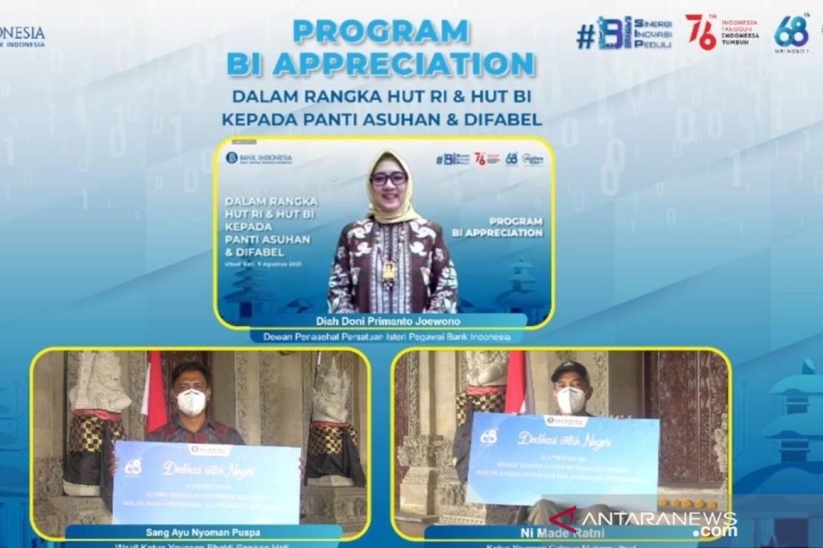 BI Bali dukung sarana program kemandirian untuk difabel