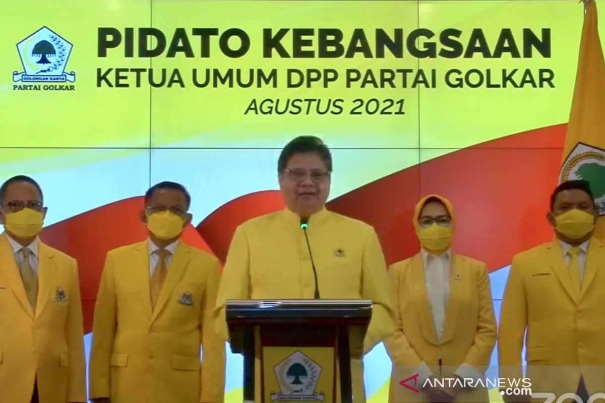 Airlangga tegaskan komitmen Partai Golkar perkuat demokrasi Indonesia