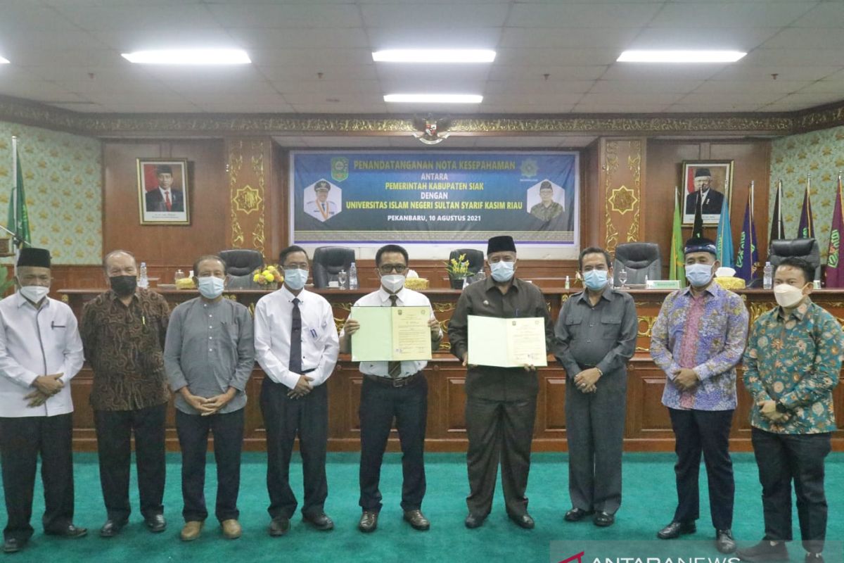 Tingkatkan kualitas SDM, Pemkab Siak teken MoU dengan UIN Suska Riau