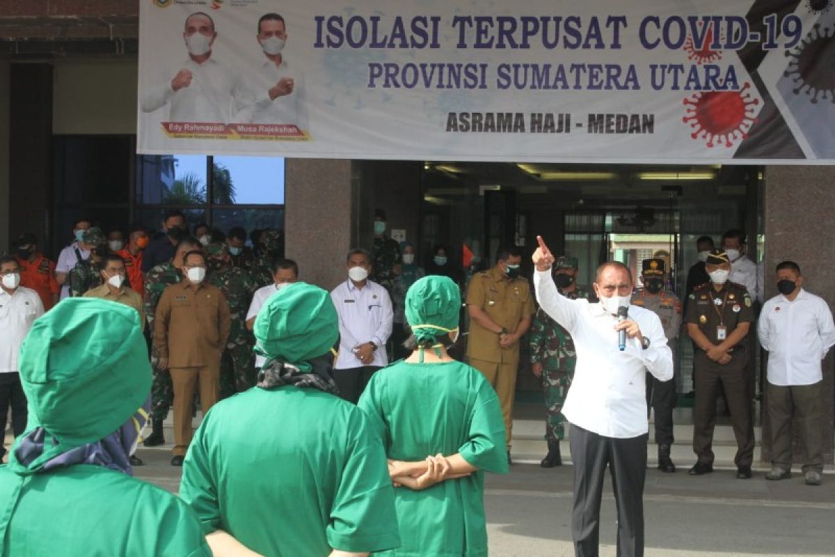 Asrama Haji Medan dioperasikan sebagai tempat isolasi terpusat pasien COVID-19