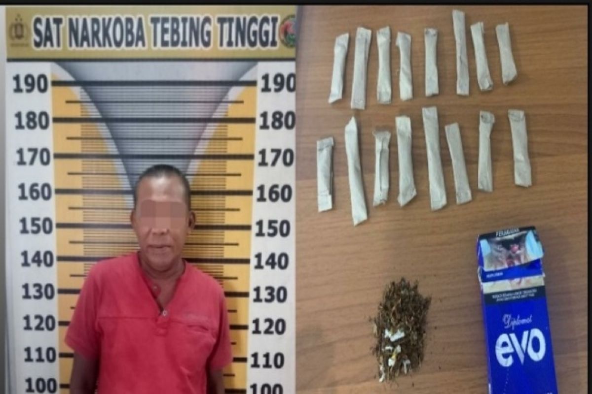 Pemilik ganja diciduk petugas Polres Tebing Tinggi