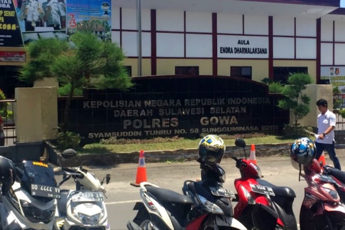 Polres Gowa tahan mantan kepala desa karena diduga korupsi ADD