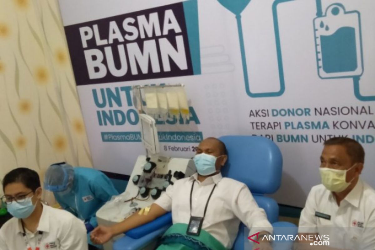 Banjarmasin receives 29 bags of plasma blood from central PMI