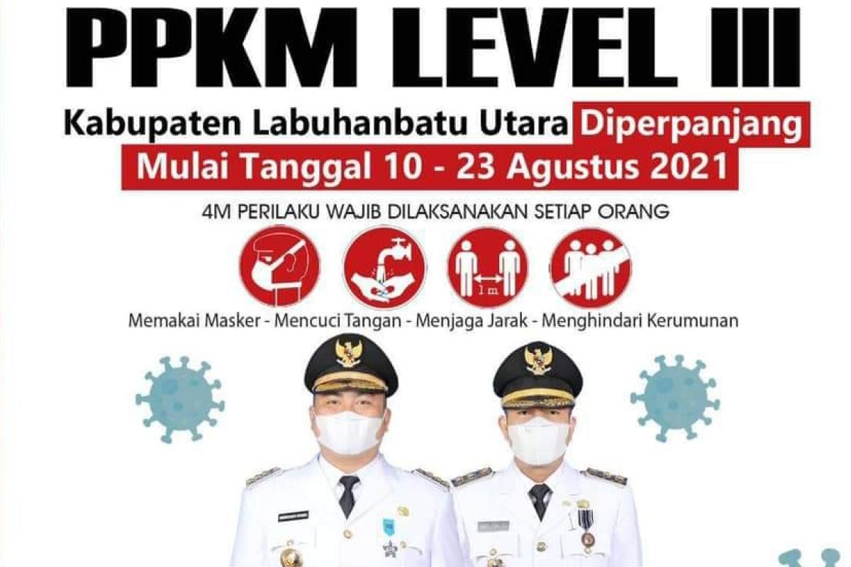 Labura naik ke Level III, tembus 1.000 kasus COVID-19