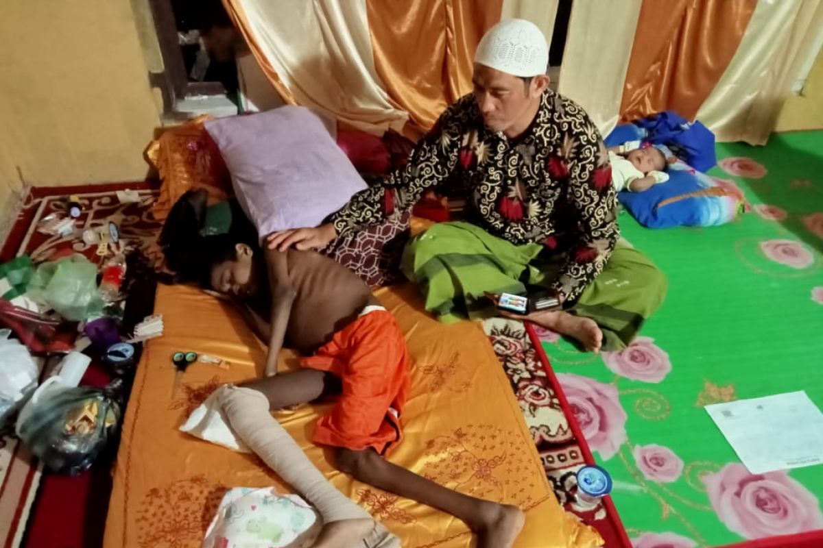 Marzuki penderita thalassemia di Aceh Jaya butuh uluran tangan