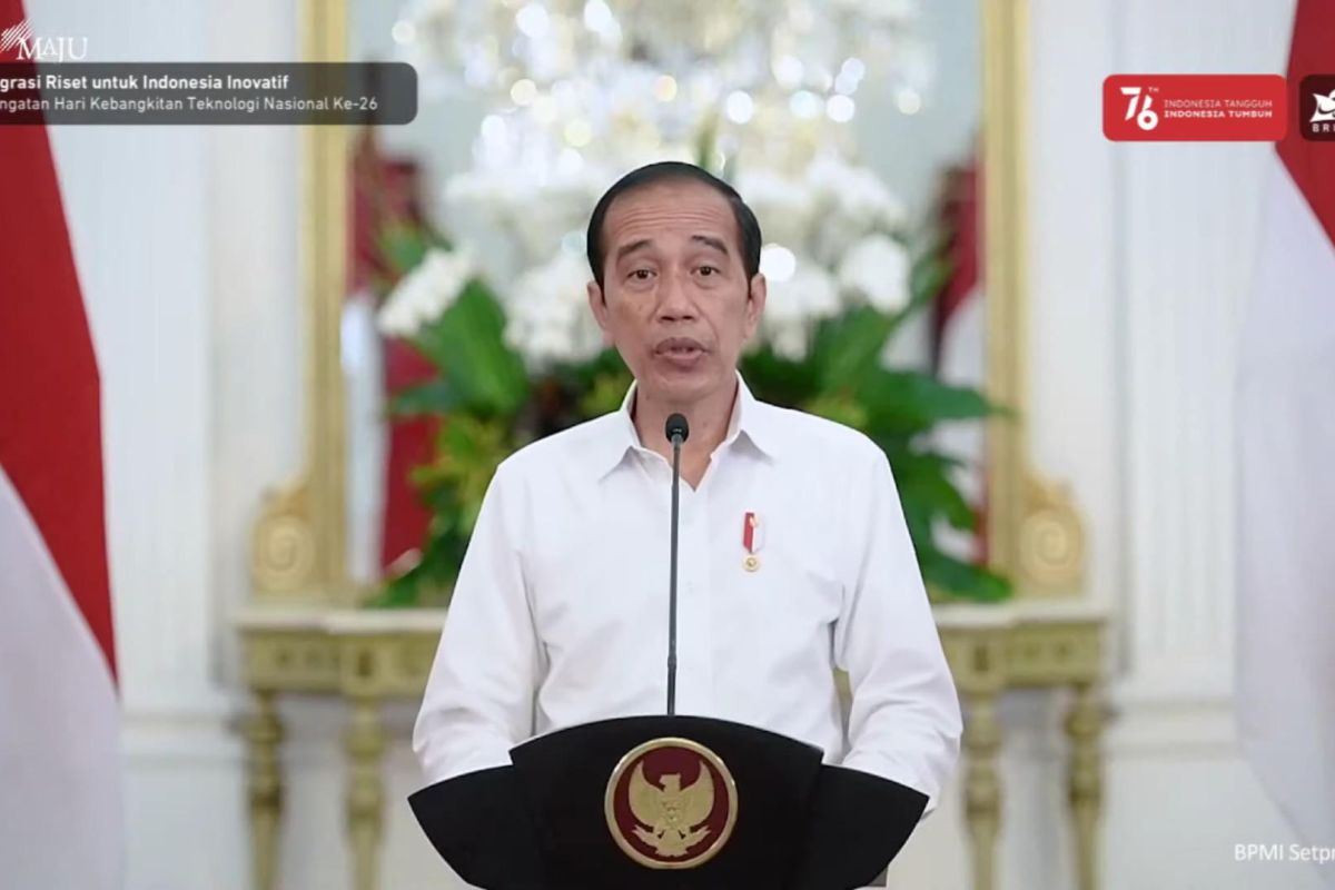 Expect Indonesia to achieve technological sovereignty: Widodo