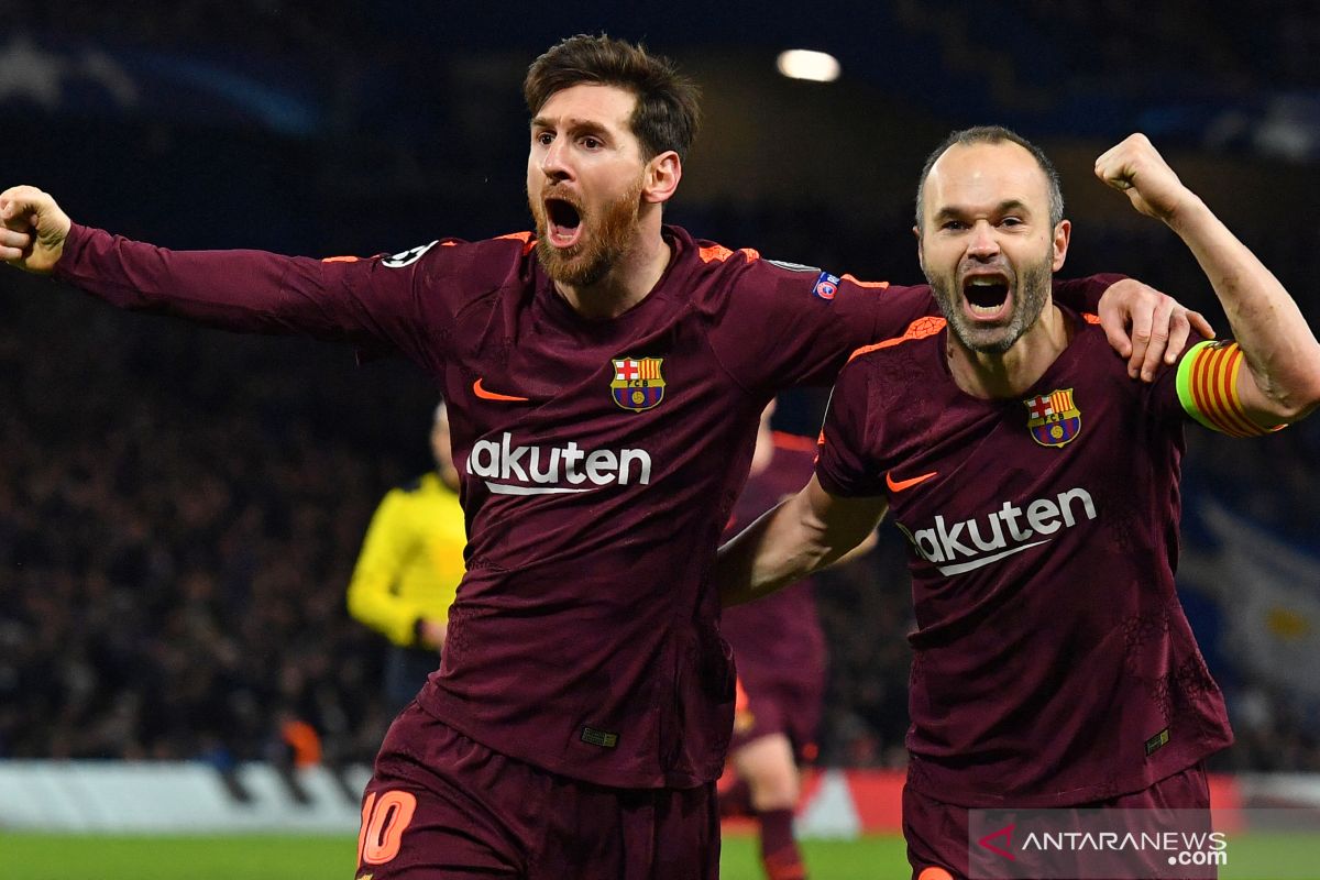 Andres Iniesta: Menyakitkan lihat Lionel Messi main untuk PSG