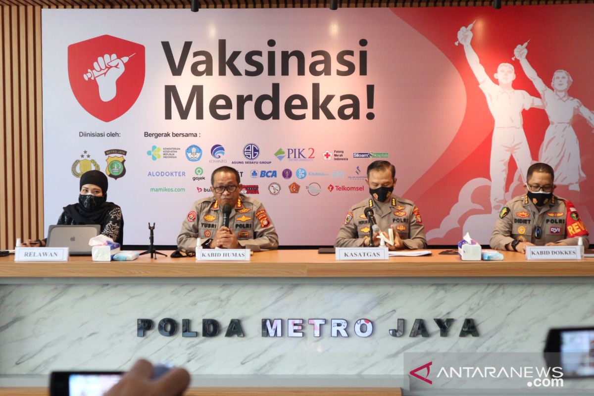 Polda Metro Jaya perluas Vaksinasi Merdeka ke wilayah penyangga Jakarta