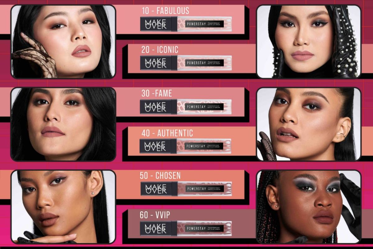 Make Over hadirkan enam warna "nude matte lip cream"