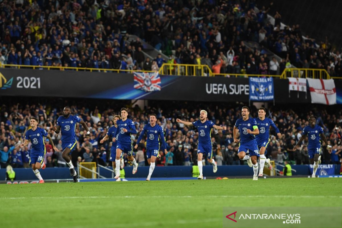 Chelsea juara Piala Super Eropa lewat drama adu penalti