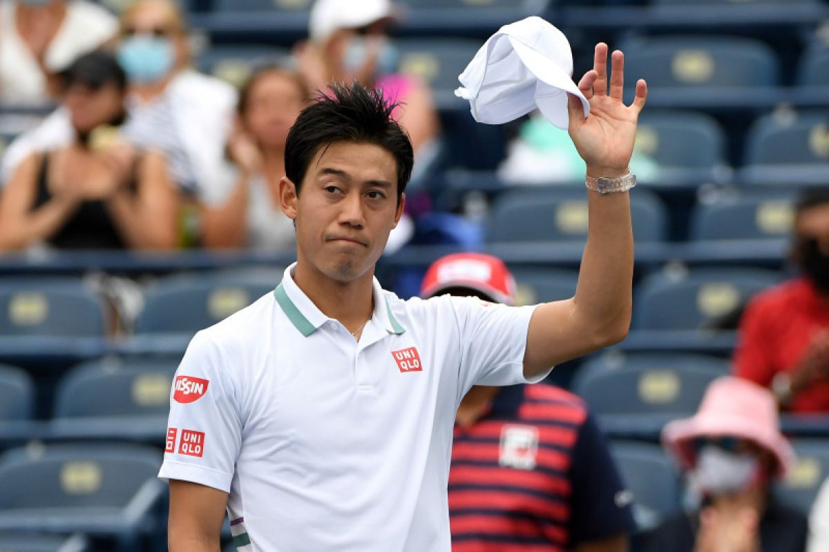 Cedera, Nishikori absen