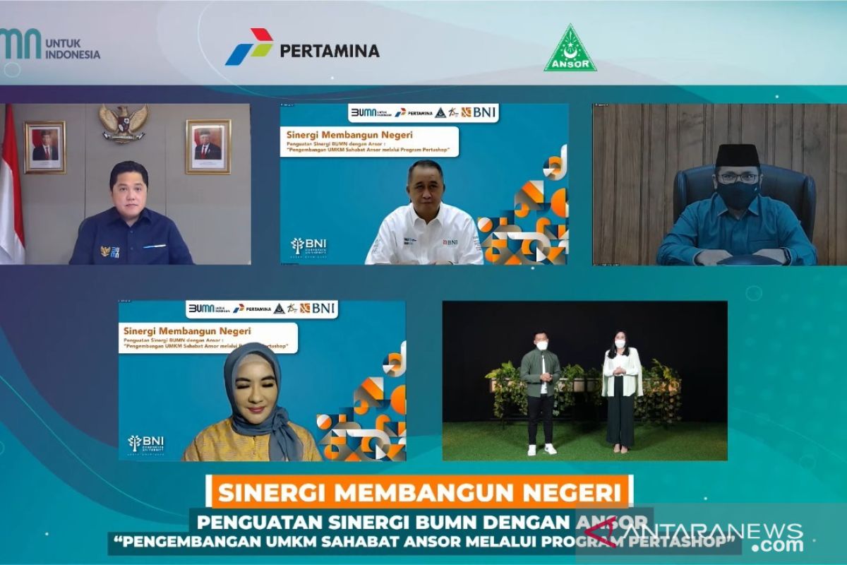 Gandeng UMKM Ansor, BNI-Pertamina genjot Pertashop dan Agen46