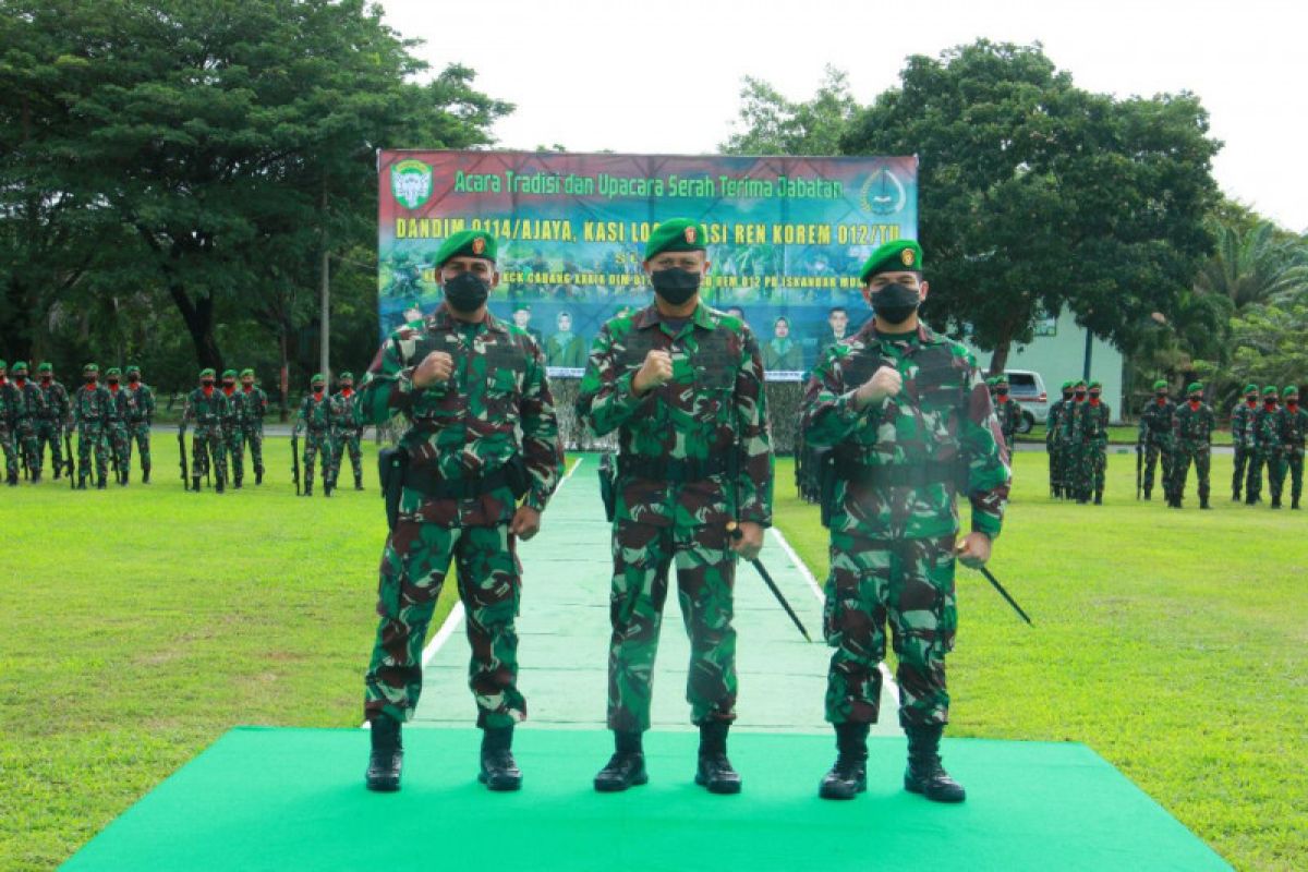 Letnan Kolonel Arm David Eldo Jabat Dandim 0114 Aceh Jaya