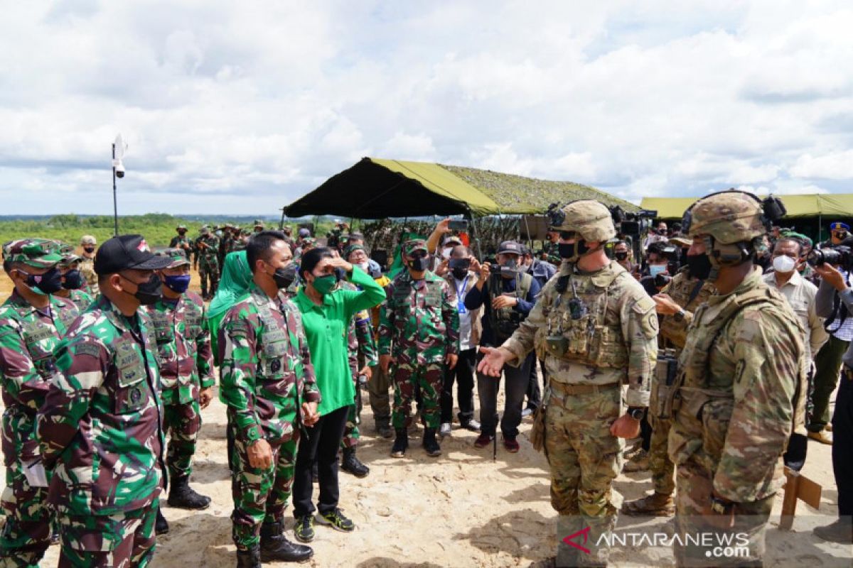 Kasad meninjau latihan bersama Garuda Shield Ke-15