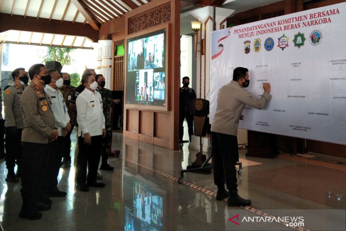 Pati pionir pembentukan kampung tangguh bersih dari narkoba