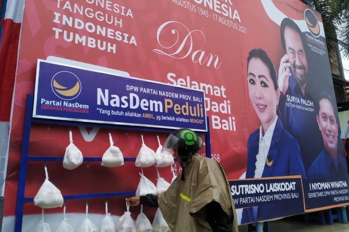 NasDem Peduli bantu warga Bali dengan paket bahan pokok selama PPKM