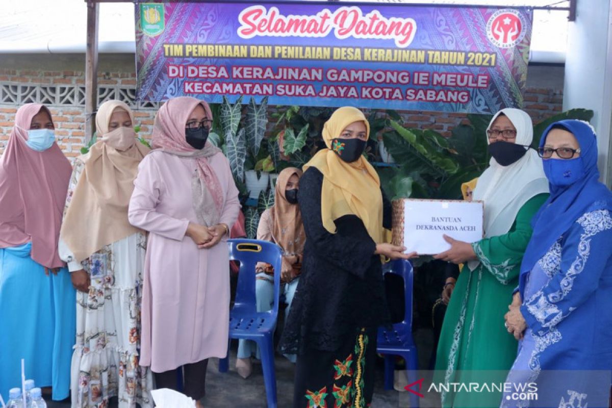 Gampong Ie Meulee Sabang dipilih sebagai desa kerajinan tingkat provinsi