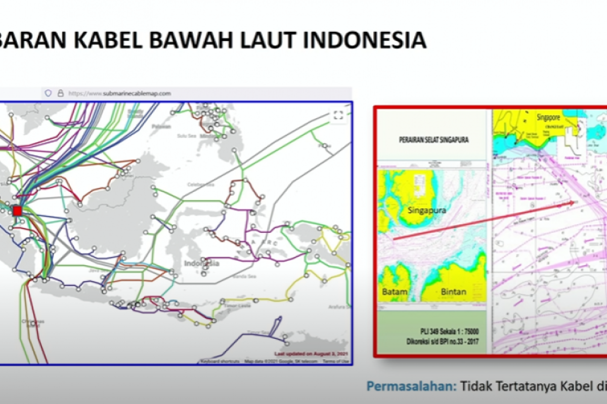 Pemerintah sebutkan penataan kabel laut cegah konflik pemanfaatan