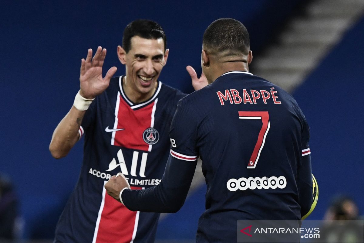 Di Maria sebut rekan setimnya Kylian Mbappe tidak akan temukan tim lebih bagus dari PSG