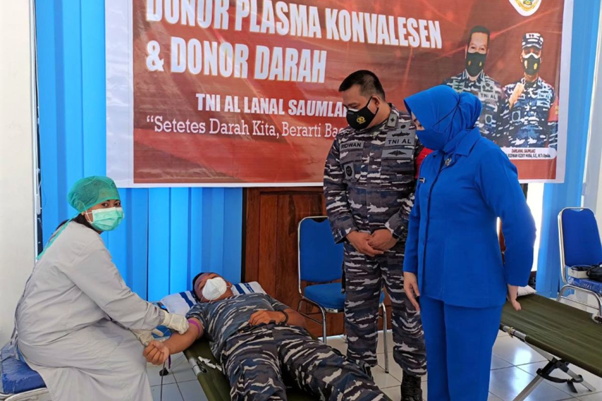 Lanal Saumlaki gelar aksi donor plasma konvaselen dan darah, begini penjelasannya