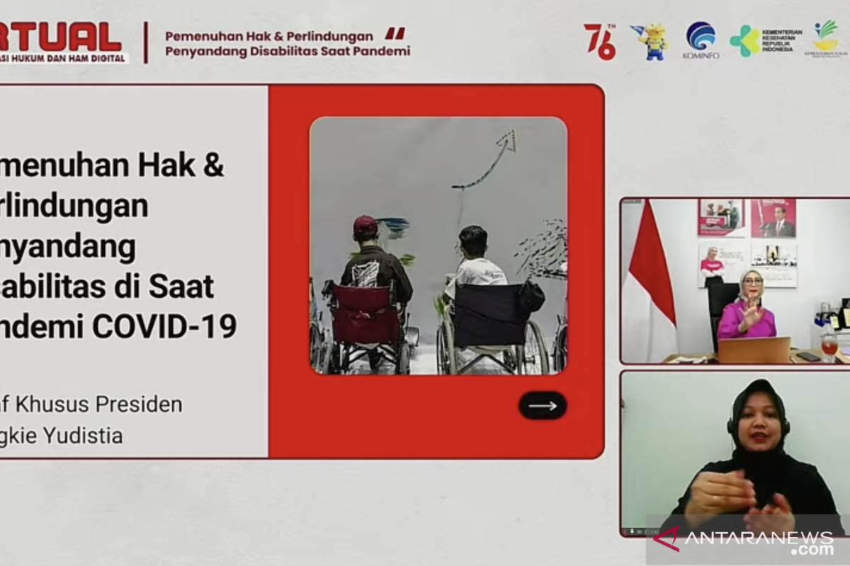 Stafsus Presiden sebut Data jadi kendala pemenuhan hak disabilitas