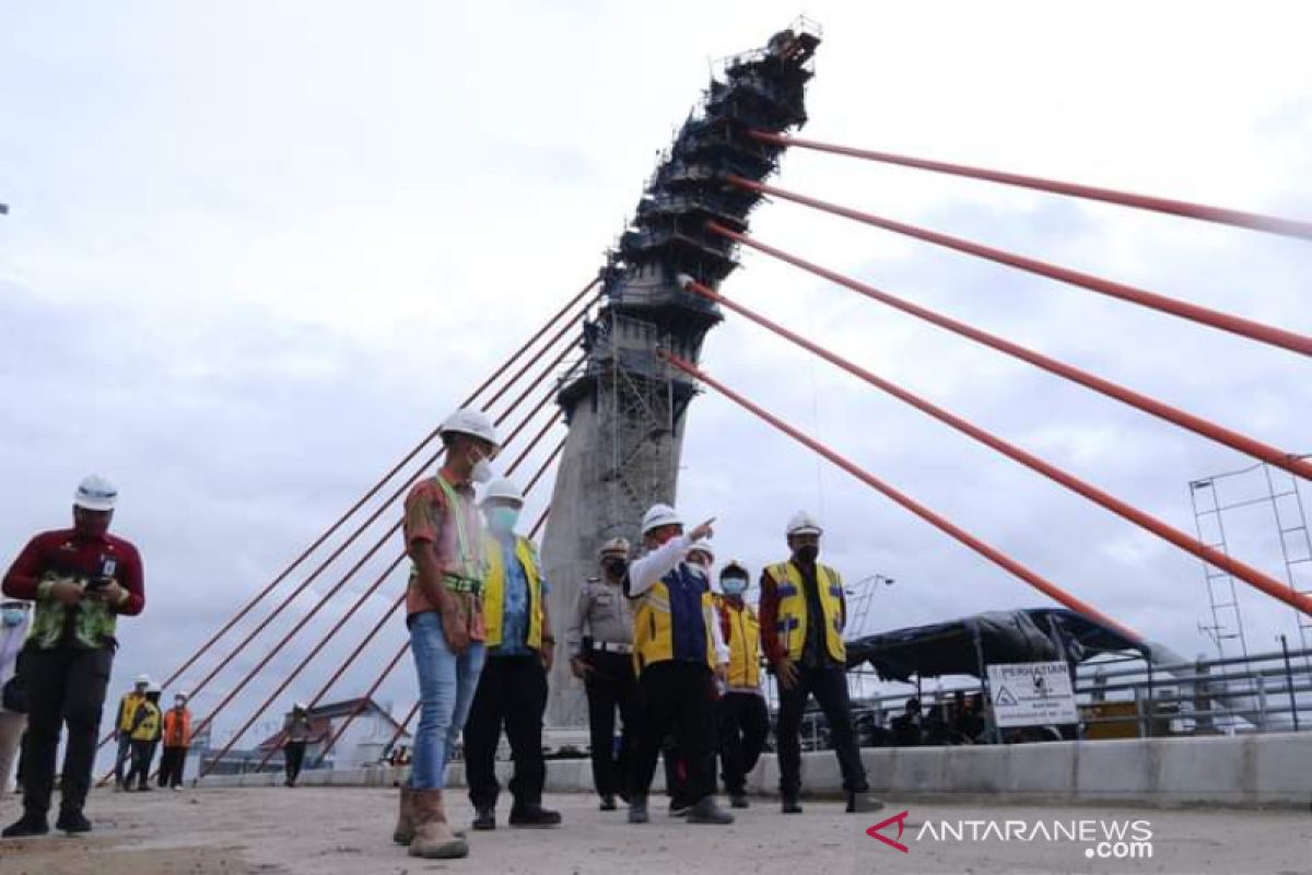Keindahan Jembatan Alalak akan jadi ikon wisata baru di Banjarmasin