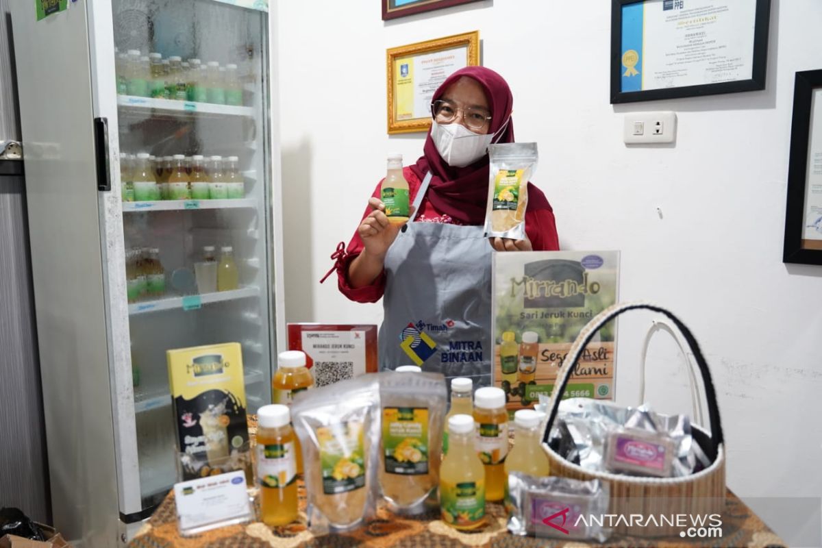 Herawati Kembangkan Jelly Candy dari Jeruk Kunci, berkat Jadi Mitra Binaan PT Timah