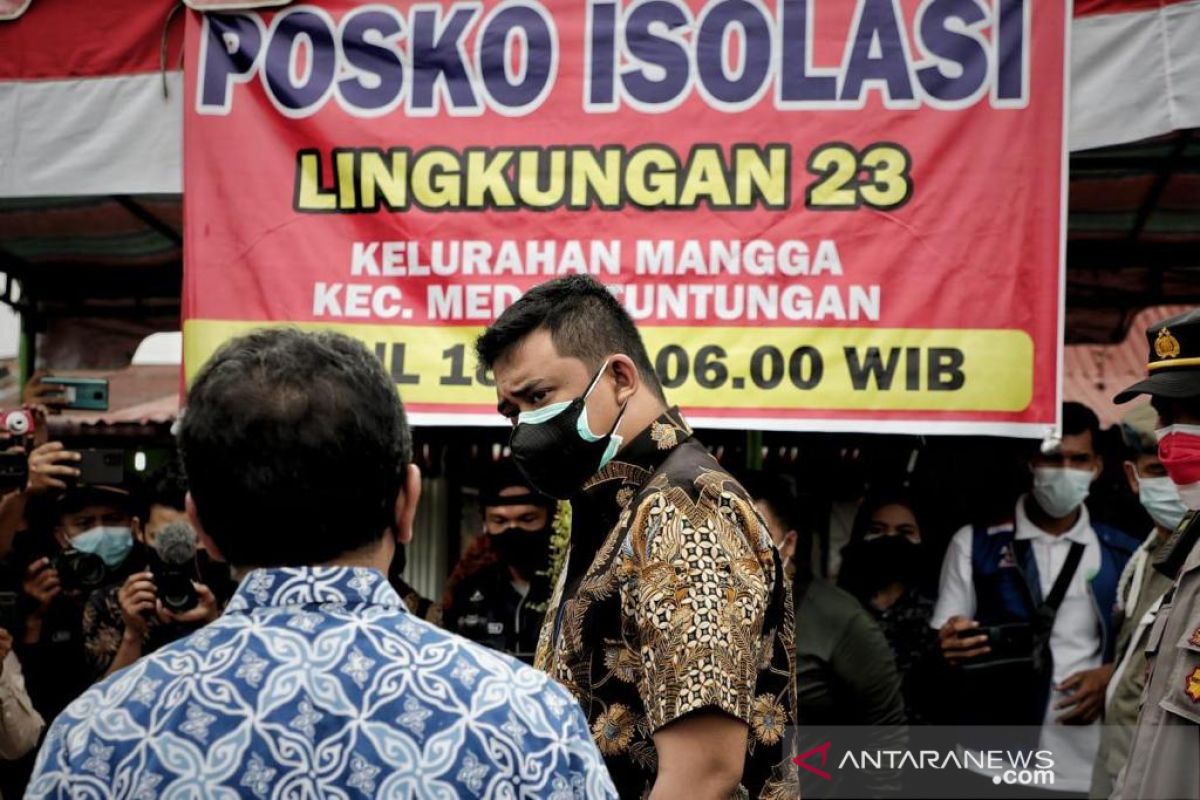 Satgas: 23 lingkungan isolasi di Medan